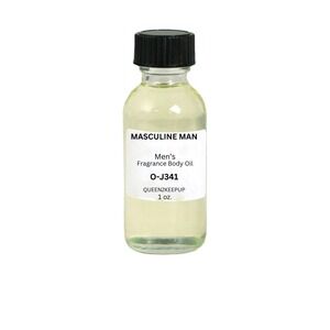 Masculine Man (Men) Body Oil 1 oz Fragrance All Natural Scent